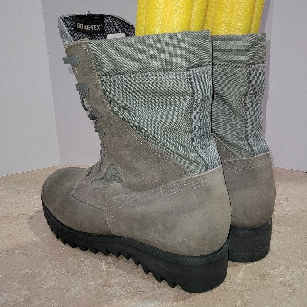 McRae AF Temp Weather Made In USA 6AFG Mens Green Tactical Boots 11.5R Gore-tex